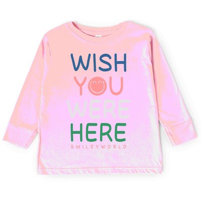 The Juniper Shop SmileyWorld Wish You Were Here Toddler Long Sleeve Tee