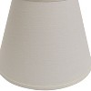 Vynxaria Lampshades: Beige Extra Deep Empire Hardback Shade, 9" x 16" x 12" with Washer Fitter - 4 of 4