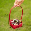 Wickerwise Set of 6 Decorative Baskets in Assorted Colors - Perfect for Easter, Trick or Treat, Flower Girl, Parties, and More - 4 of 4
