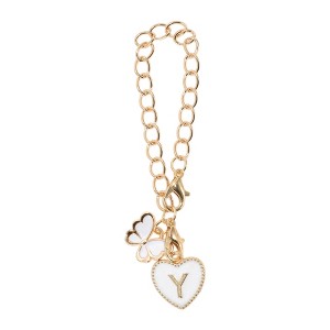 Unique Bargains Butterfly Heart Cup Chain Charm Water Cup Pendant 1 Pc - 1 of 4