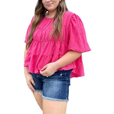 Women's Woven Crinkle Top - &merci