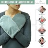 Herbal Concepts Comfort Mitts Charcoal Hot and Cold Aromatherapy Hand Wraps with 12 Natural Herbs- Olive - 4 of 4
