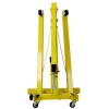 Syemin Lift Jacks 2 Ton Folding Engine Hoist Cherry Picker Shop Crane Hoist Lift, Heavy Duty Steel with 6 Iron Caster Wheels, Yellow, 63.5"*13"*6.3" - 4 of 4
