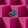 Ross-Simons 8.00 Carat London Blue Topaz Ring in 14kt Yellow Gold - 4 of 4
