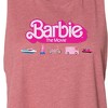 Women's - Barbie - Barbie Transportaion Vehicles Graphic Racerback Tank - 2 of 3