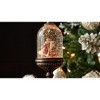 LED Christmas Snow Globe – Santa Scene – 12.5"H Tabletop Decoration By Melrose - 3 of 3