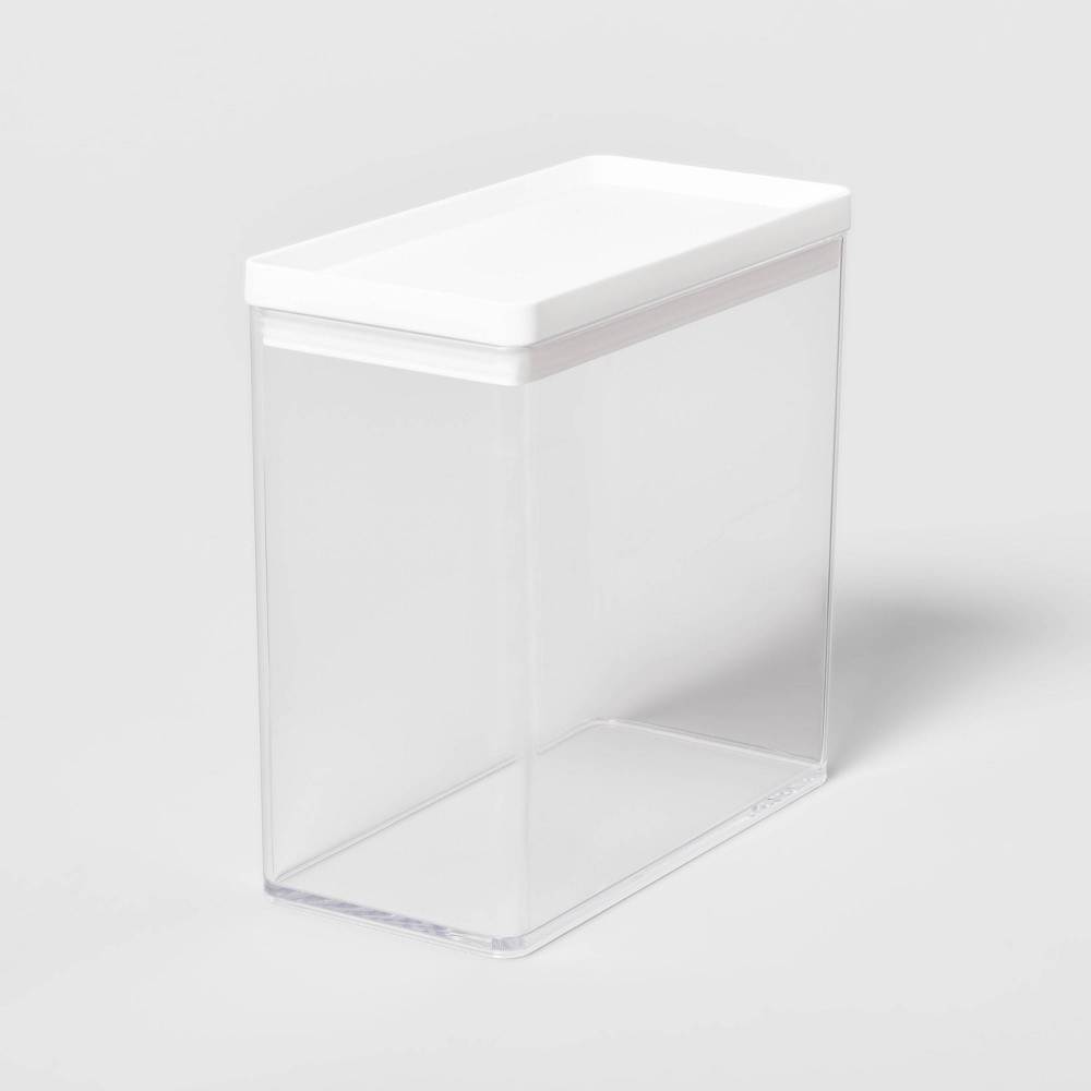 12.6c Tall Rectangle Plastic Food Storage Container - Brightroom