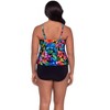 Trimshaper Women's Lena 4 Tier Ruffle Tankini Swimsuit Top - 3 of 3