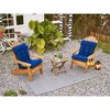 ARTPLAN Patio Chair Cushion,Tufted Adirondack Outdoor Chair Cushion,Wicker High Back Outdoor Seat Cushion,Set of 4,21"X21"X4" (4 Pack) - 3 of 4