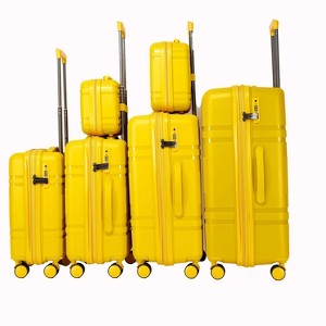 Vynxaria 6-Piece Expandable Hard Shell Luggage Set Rotating Wheels TSA Password Lock Lightweight Unisex Carry-On Suitable - 1 of 4