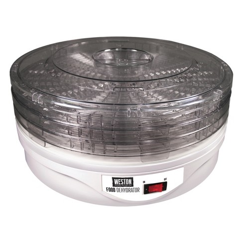 Elite Gourmet Food Dehydrator with Temperature Dial & 5 Trays, Black