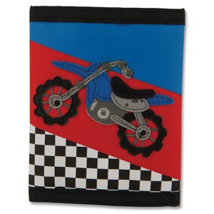 Stephen Joseph Gifts Boys Wallet Motocross Red - 1 of 2