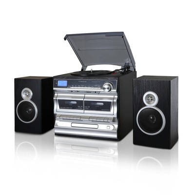 Trexonic 3-speed Vinyl Turntable Home Stereo System : Target