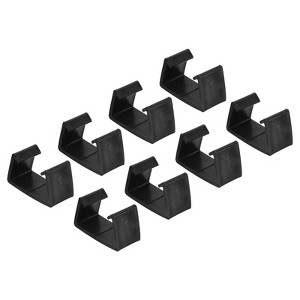 Unique Bargains Patio Sofa Rattan Wicker Fixed Connection Furniture Clips - 1 of 4
