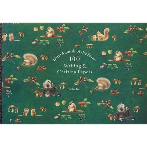 Little Animals of the Forest 100 Writing & Crafting Papers Saeko Inui - (Pie 100 Writing & Crafting Paper) (Paperback) - 1 of 1
