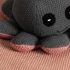 TopComfy Baby and Toddler Learning Toys Knitted Stuffed Octopus Soft Toy 8 Flexible Tentacles Baby Toy Ocean Toy For Toddlers, Gray, 10"*4.5"*2" - 4 of 4