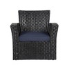 WestinTrends  4-Piece Modern Patio Conversation Sofa Set with Cushions - 4 of 4