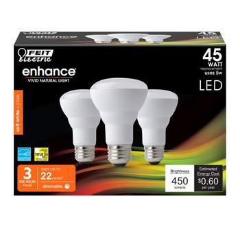 Feit Electric Enhance R20 E26 (Medium) LED Bulb Soft White 45 Watt Equivalence 3 pk