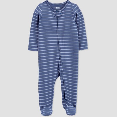 Image of Carter's Just One You® Baby Boys' Printed Sleep N' Play - Navy Blue Newborn