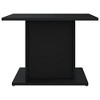 vidaXL Black Coffee Table 55,5x55,5x40 cm Particleboard - 4 of 4