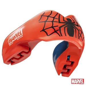 SAFEJAWZ Sports MARVEL ORTHO Mouthguard for Braces Protective Mouth Guard with Case for Boxing, Basketball, Lacrosse, Football, MMA, Martial Arts, - 1 of 3