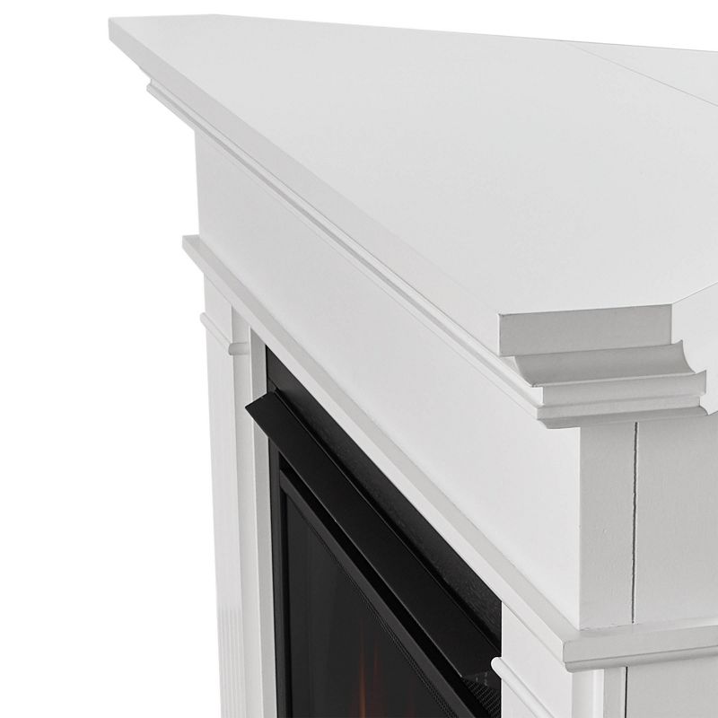 Real Flame Kennedy Grand Corner Fireplace White, 4 of 8