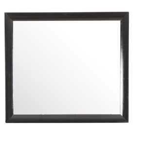Passion Furniture Marilla 35 in. x 39 in. Modern Rectangle Framed Dresser Mirror - 1 of 4