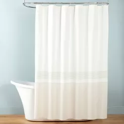 Color Block Striped Woven Shower Curtain - Hearth & Hand™ with Magnolia