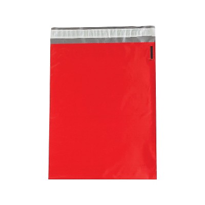 Box Partners Poly Mailers 14 1/2" x 19" Red 100/Case CPM1419R