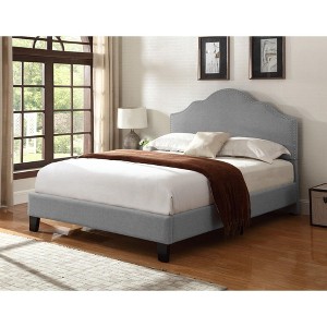 PAGED Storage Bed Queen Size Upholstered Platform Bed with 2-Drawers, Tufted Headboard, Easy Assembly, Noise Free - 1 of 4