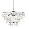 Elegant Lighting Ella 20 inch pendant in chrome - 3 of 4