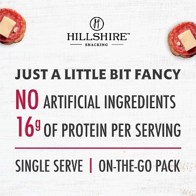 Hillshire Snacking Wine Infused Salame Cheese and Crackers Small Plate - 2.76oz
