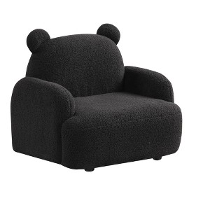 Gulches Black Bear Kids Armchair – Adorable, Comfortable & Fun Decor Piece for Kids’ Rooms, Perfect for Reading, Lounging & Playtime - 1 of 4