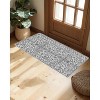 Boho Area Rug,Machine Washable Ultra-Thin Low-Pile Floral Carpet Non-Slip Soft Indoor Rug for Living Room & Bedroom - 3 of 4