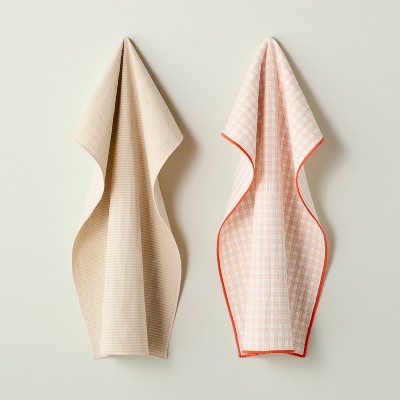 2ct Textured Kitchen Towels - Hearth & Hand™ with Magnolia