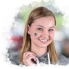 NCAA 2025 Face Decals 6pk - 3 of 3