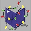 Boy's Marvel Hawkeye Arrow Icon Christmas Lights T-Shirt - 2 of 4