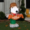 Peanuts Airblown Inflatable Snoopy as Scarecrow Peanuts , 3.5 ft Tall, Multicolored - 2 of 4