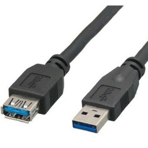 SANOXY Cables and Adapters; 15ft USB 3.0 SuperSpeed A Male to A Female Extension Cable, Black - 1 of 3