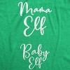 Maternity Mama Elf Baby Elf Pregancy T Shirt Cute Christmas Tee - Crazy Dog Maternity T Shirt - 2 of 4