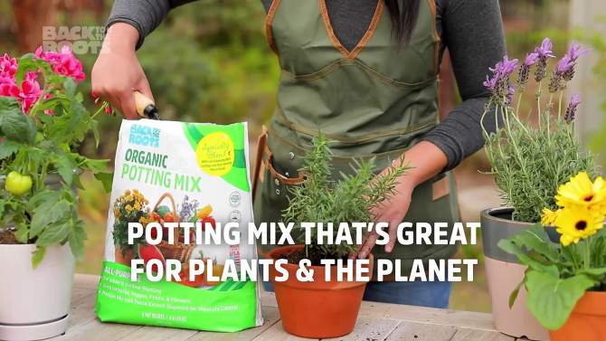 Back to the Roots 6qt Organic Potting Mix All Purpose, 2 of 15, play video