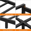 6-Inch Twin Metal Bed Frame, Heavy Duty Platform with Steel Slat Support, Mattress Foundation, No Box Spring Needed, Noise-Free, Black - 4 of 4