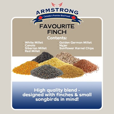 Favourite Finch Bird Seed Blend with Nyjer and Sunflower Kernels, 4 Pounds