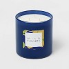3-Wick 28oz Glass Wildflowers Candle Blue - Opalhouse™ - 3 of 4