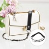 Unique Bargains Metal Corrosion-Resistant PU Leather Purse Flat Chain Strap 2 Pcs - 4 of 4