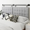 Nathan James King Upholstered Wall Mount Headboard Boucle: Elegant Dorm Room Accessory, Easy to Clean - 2 of 4