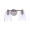 Craftmade Lighting Emilio 2 - Light Vanity in  Brushed Polished Nickel - 3 of 4