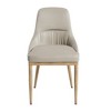 Best Master Furniture,Armless Taupe Dining Chairs with Wood-Look Legs - Set of 2 - 2 of 4