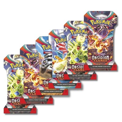 Pokemon Scarlet & Violet Obsidian Flames | 6 Sleeved Booster Packs
