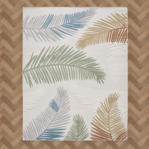Maxax Non-Slip Turkish Unfaded High-Low Indoor/Outdoor Area Rug For Patios, Deck, Porch Or Entryway - 1 of 3